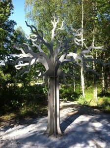 Minnesträd Håjum begravningsplats - Hede Ateljé - formgivning och konstruktion